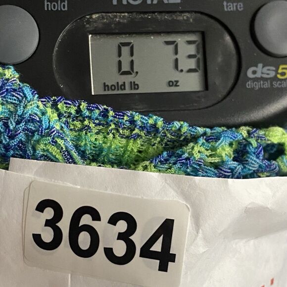 Mermaidcore Batwing Knit Top L Blue Retro Y2K 90s Whimsical Beach Summer‎ Vivid - Picture 7 of 8